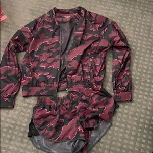 Ivy park camo short set